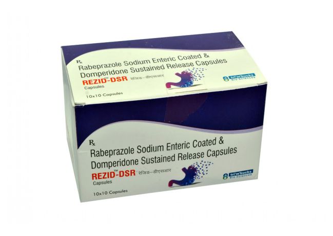 Rabeprazole Sodium Enteric coated & Domperidone Sustained Release Capsules